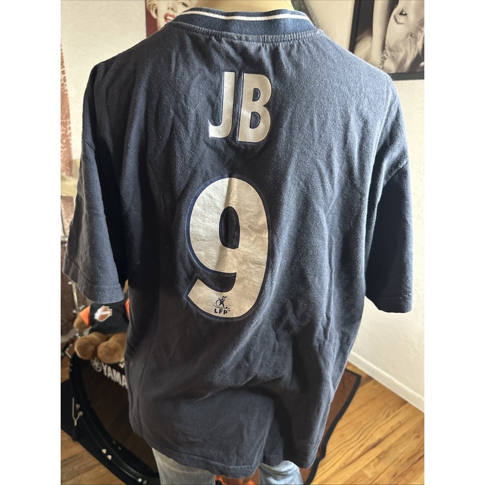 Vintage Paris Saint-Germain Mens T-Shirt Blue Size M Logo Cotton Comfy 2003 Y2K - Picture 2 of 10